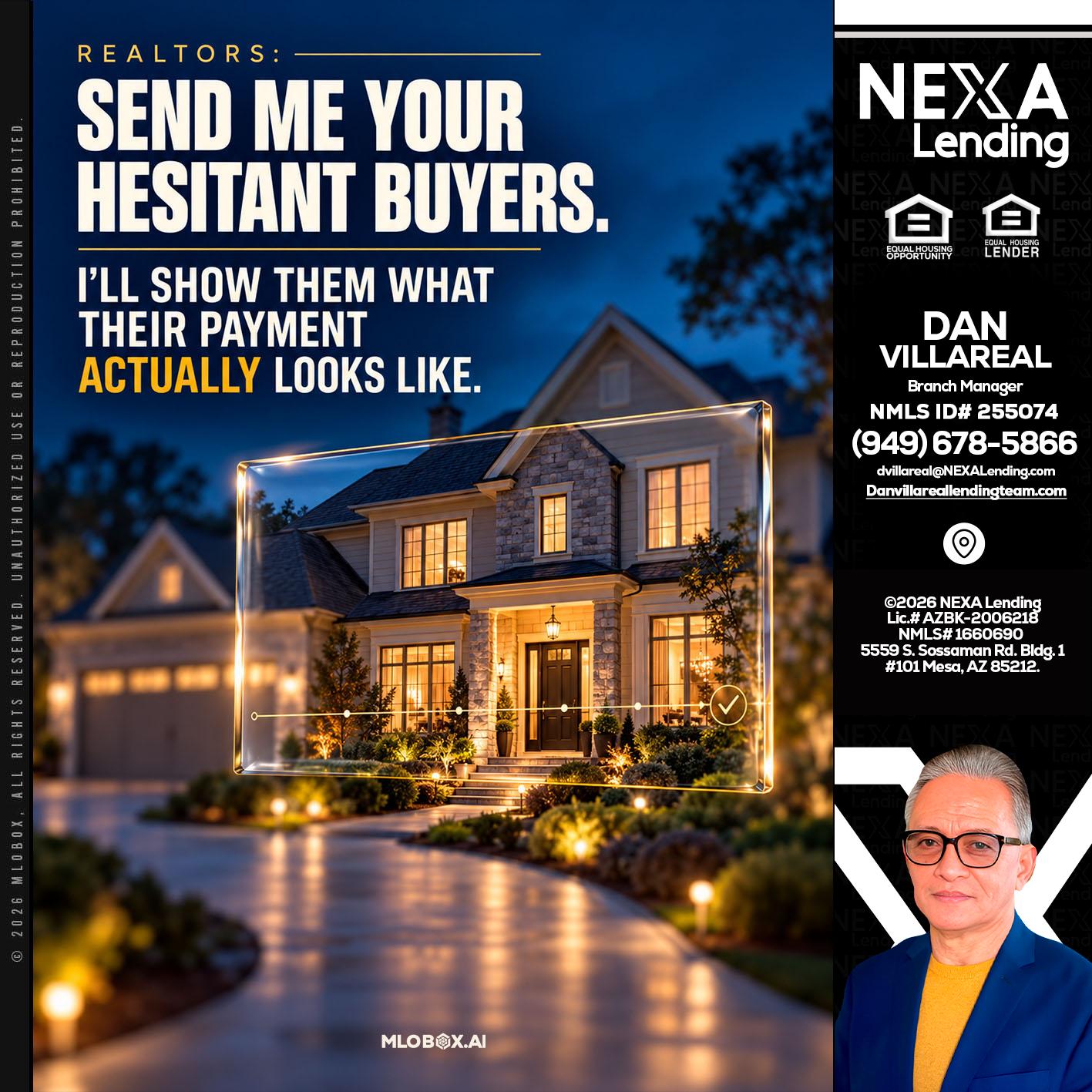 REALTOR - Dan Villareal -Mortgage Loan Originator