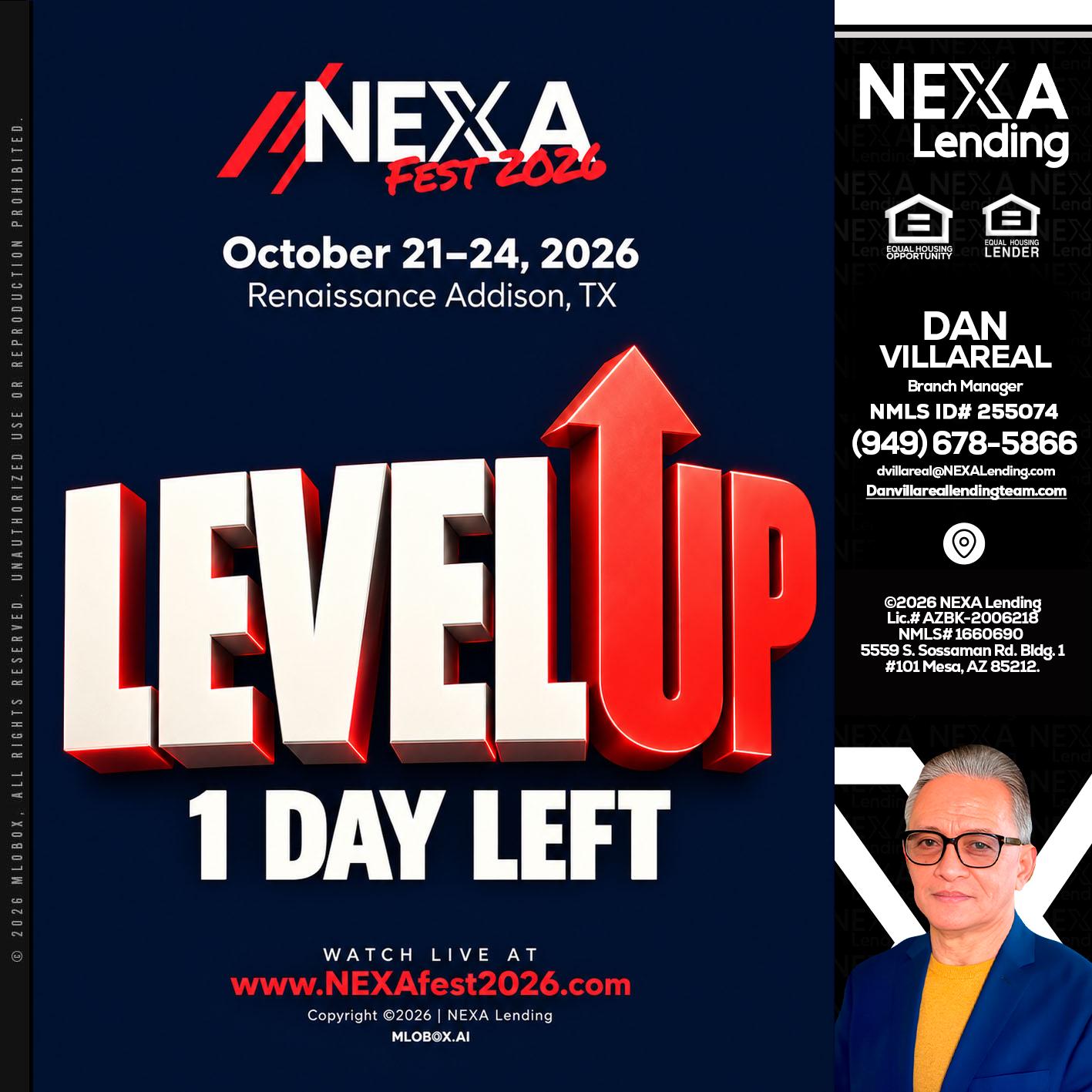 LEVEL UP - Dan Villareal -Mortgage Loan Originator